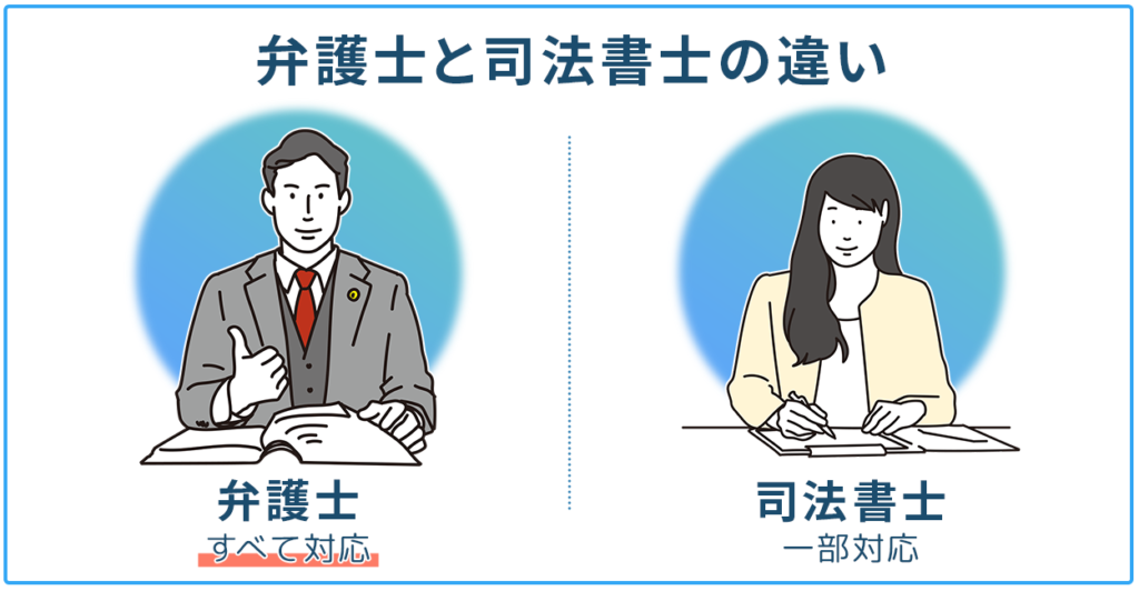 債務整理の依頼について弁護士と司法書士の違い